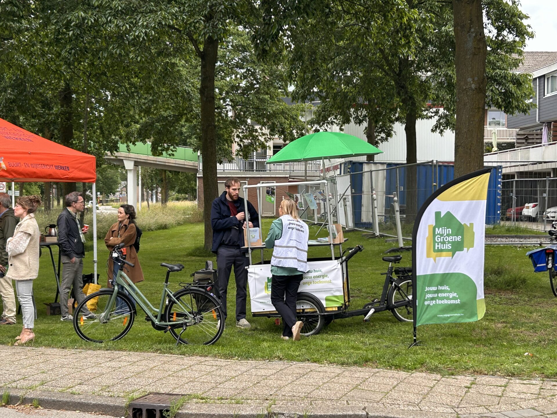 Mijn Groene Huis aanwezig bij buurtbezoek gemeente Zeist